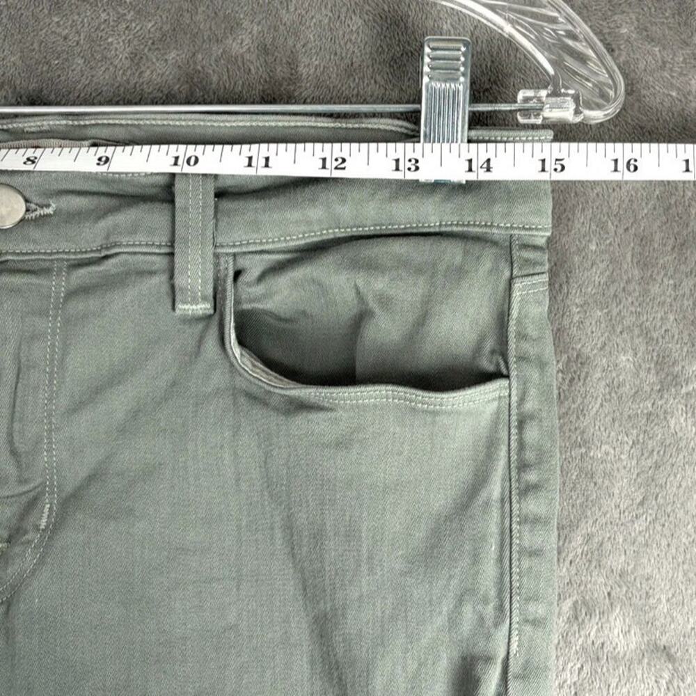 J Brand Skinny Jeans Women’s 29 Green Stretch Denim Y2K Preppy Normcore Casual - Picture 3 of 10